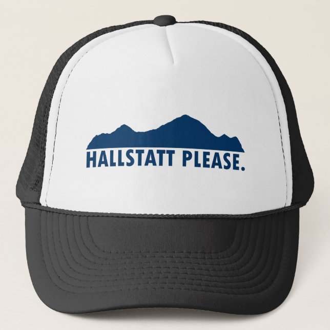 Gorra De Camionero Hallstatt Austria Please (Anverso)