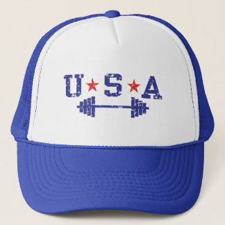 Gorra De Camionero Halterofilia de EE.UU.