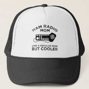 Gorra De Camionero Ham Radio Mom - Como Una Mamá Regular Pero Fría