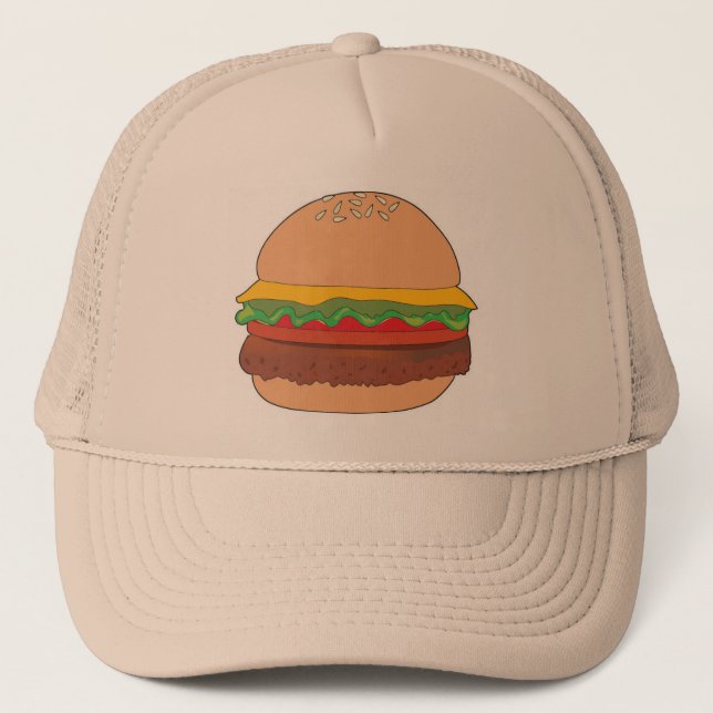 Gorra De Camionero Hamburguesa 1 (Anverso)