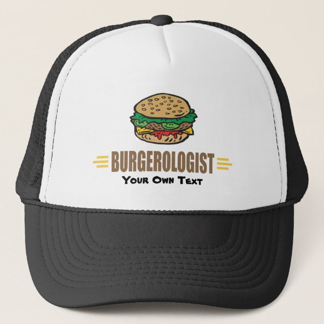 Gorra De Camionero Hamburguesa divertida (Anverso)