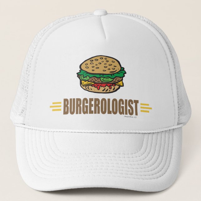 Gorra De Camionero Hamburguesa divertida (Anverso)