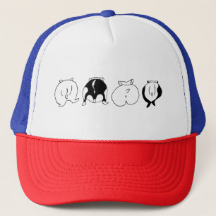 Gorra De Camionero Hamster Butts