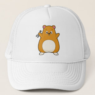 Gorra De Camionero Hámster como mecánico con llave