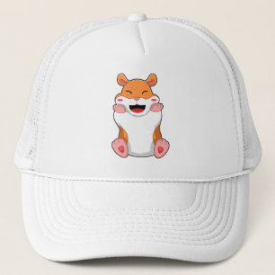 Gorra De Camionero Hámster con mejillas rojas