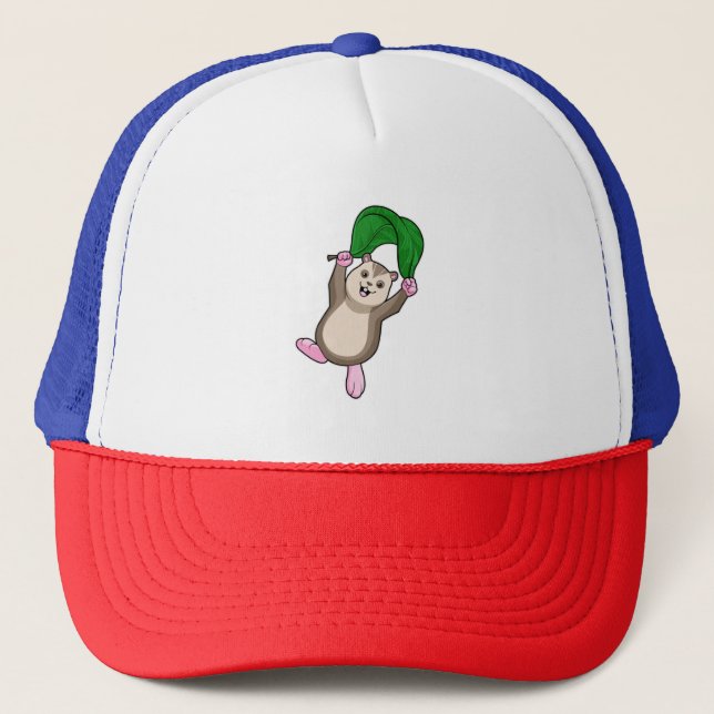 Gorra De Camionero Hámster con paracaídas (Anverso)