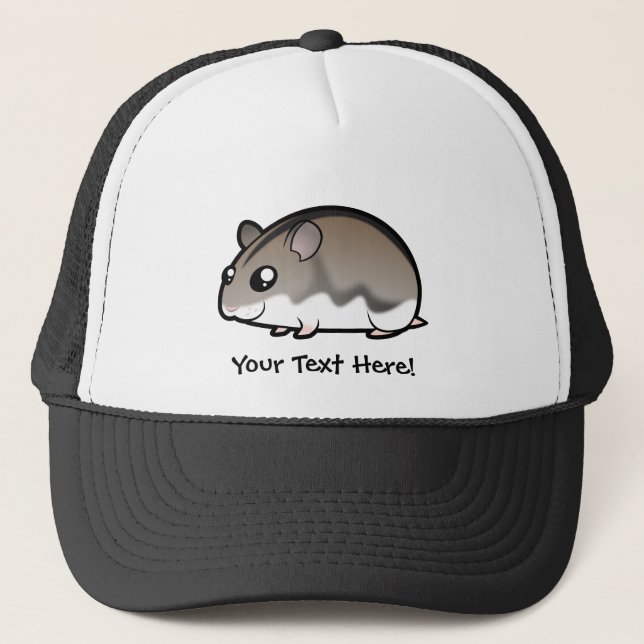 Gorra De Camionero Hámster enano de dibujos animados (Anverso)