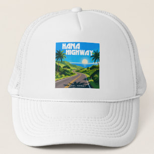 Gorra De Camionero Hana Highway Maui Hawaii Paisaje
