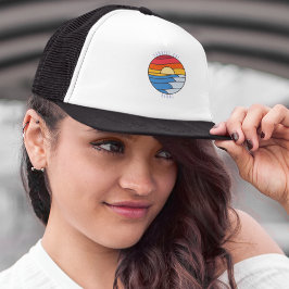 Gorra De Camionero Hanalei Bay Kauai Vintage Beach Sunset