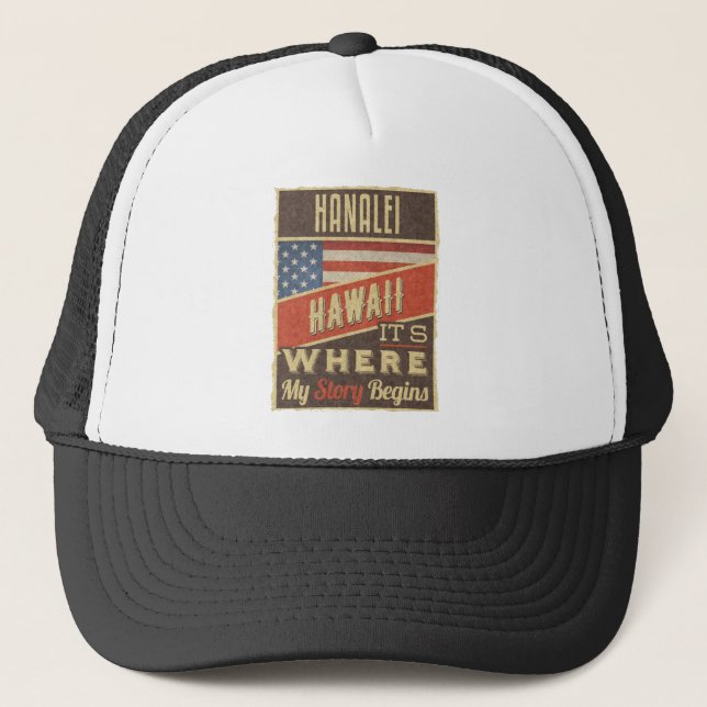 Gorra De Camionero Hanalei Hawaii (Anverso)