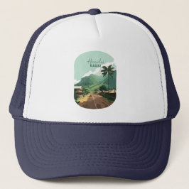 Gorra De Camionero Hanalei Kauai Hawaii Bay Mountains Green