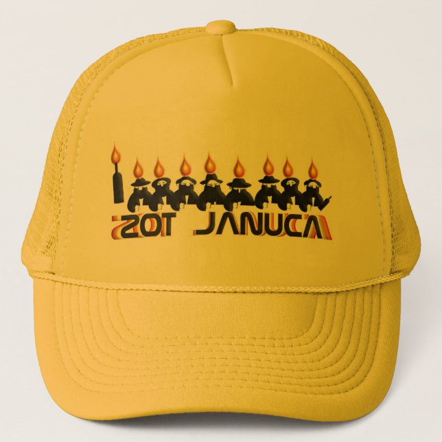 Gorra De Camionero Hanukkah (Anverso)