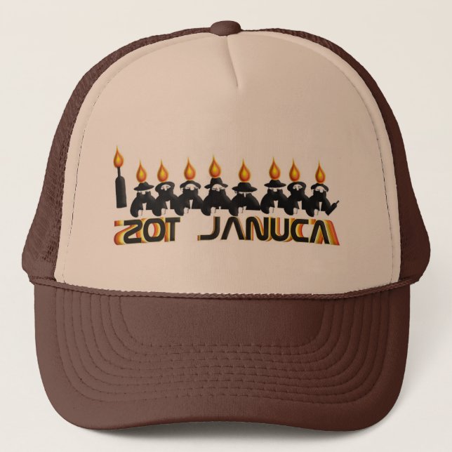 Gorra De Camionero Hanukkah (Anverso)