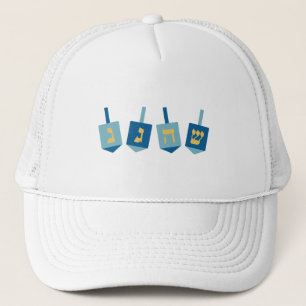 Gorra De Camionero Hanukkah Dreidel