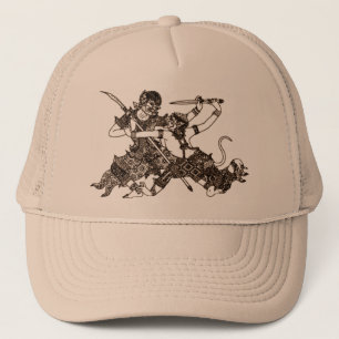 GORRA DE CAMIONERO HANUMAN - LUCHAR A DIOSES BUDISTAS Y HINDÚES