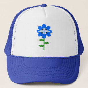 Gorra De Camionero Happy Bee Day Boy Blue Birthday Bumblebee