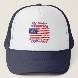 Gorra De Camionero Happy Birthday America 250th