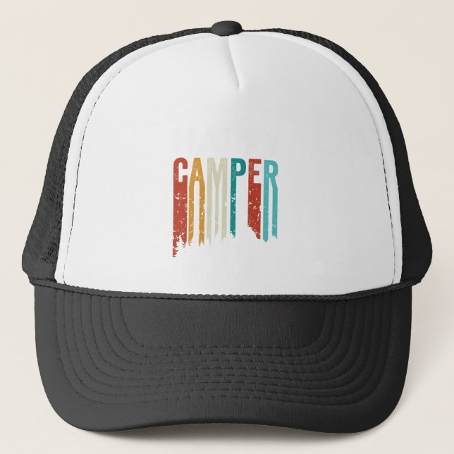 Gorra De Camionero Happy camper (Anverso)
