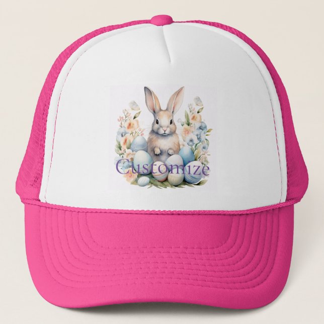 Gorra De Camionero Happy Easter Bunny Basket Thunder_Cove (Anverso)