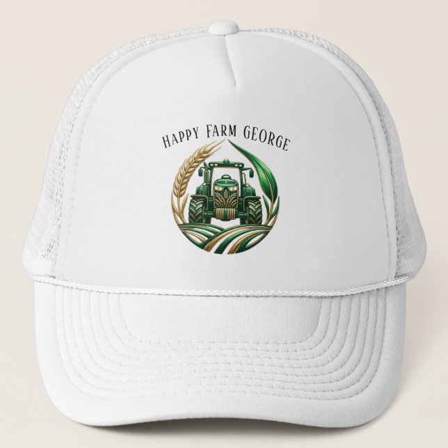 Gorra de camionero Happy Farm George (Anverso)