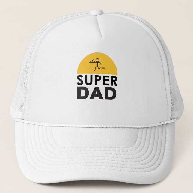 Gorra De Camionero Happy Father's Day Super Dad (Anverso)