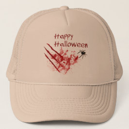 Gorra De Camionero Happy Halloween Bloody Scratches