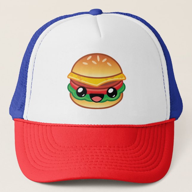 Gorra De Camionero Happy Jump Burger (Anverso)
