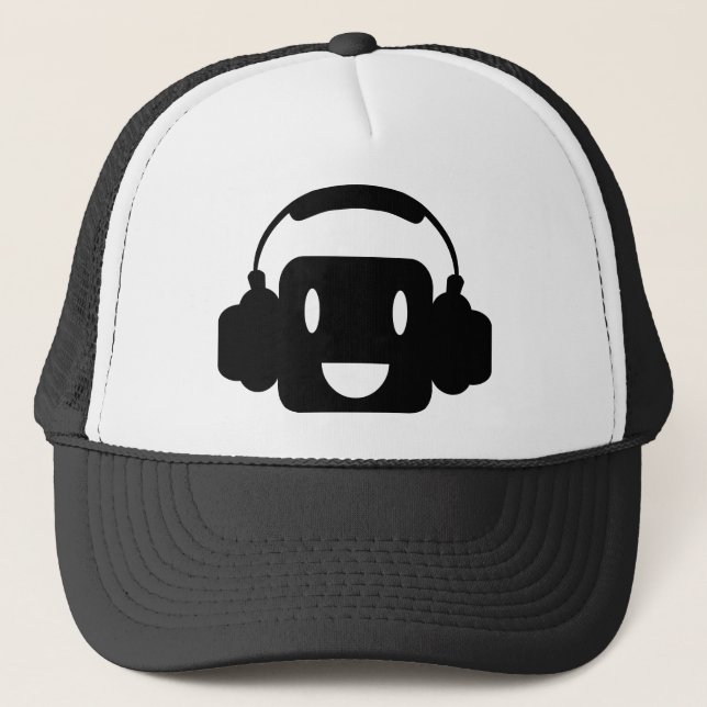Gorra De Camionero Happy_Music (Anverso)