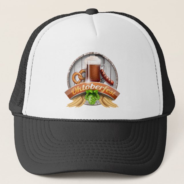 Gorra De Camionero happy oktoberfest (Anverso)