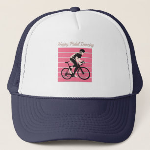 Gorra De Camionero Happy Pedal Dancing - Cool Bike Rider Design