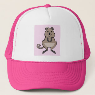 Gorra De Camionero Happy QUOKKA - Lamante de los animales - Australia