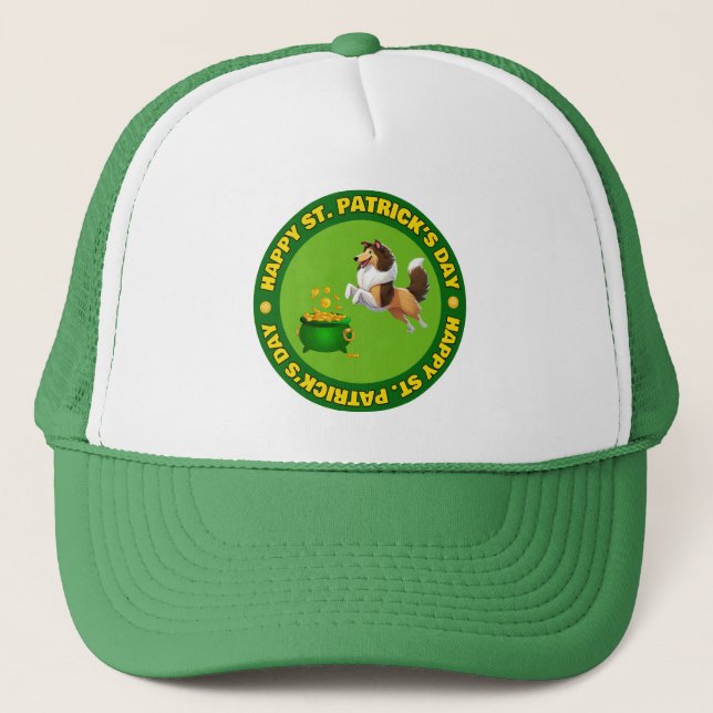 Gorra De Camionero Happy St. Patrick's Day (Anverso)