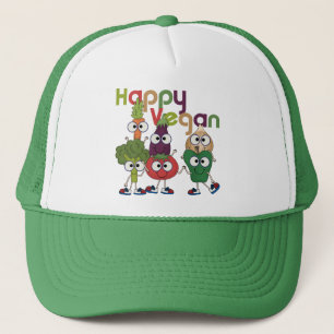 Gorra De Camionero Happy Vegan