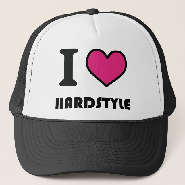 Gorra De Camionero hardstyle del corazón i (Anverso)