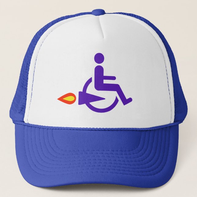 Gorra De Camionero Harldy Handicapped (Anverso)