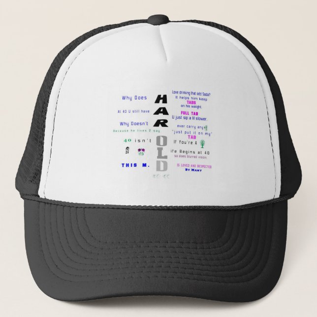 Gorra De Camionero Harold - H (Anverso)