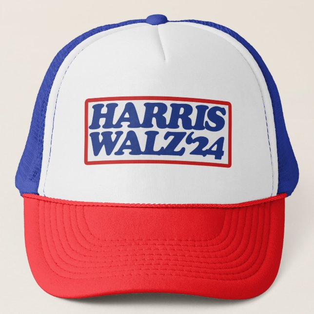 Gorra De Camionero Harris Walz '24 (Anverso)