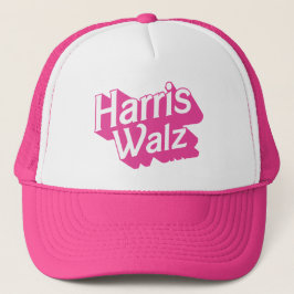 Gorra De Camionero Harris Walz Pink