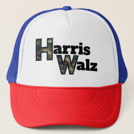 Gorra De Camionero Harris Walz Trucker Hat