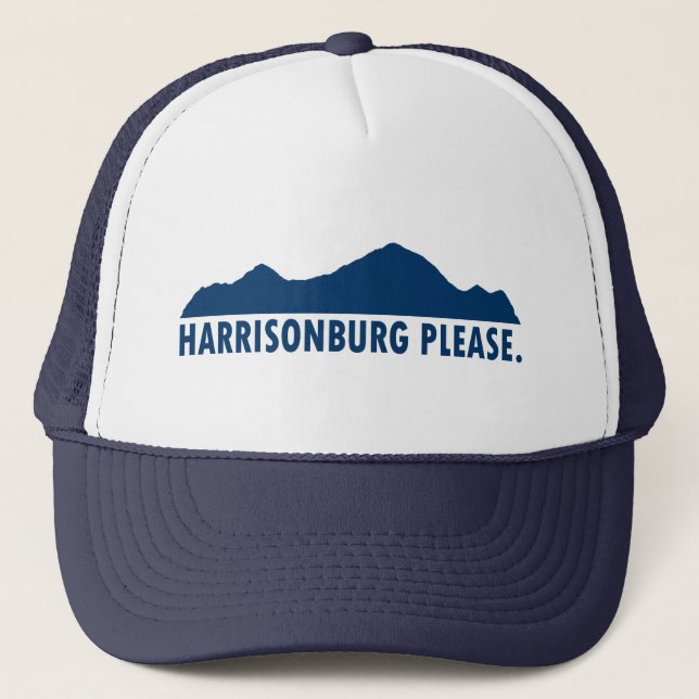 Gorra De Camionero Harrisonburg Virginia Please (Anverso)