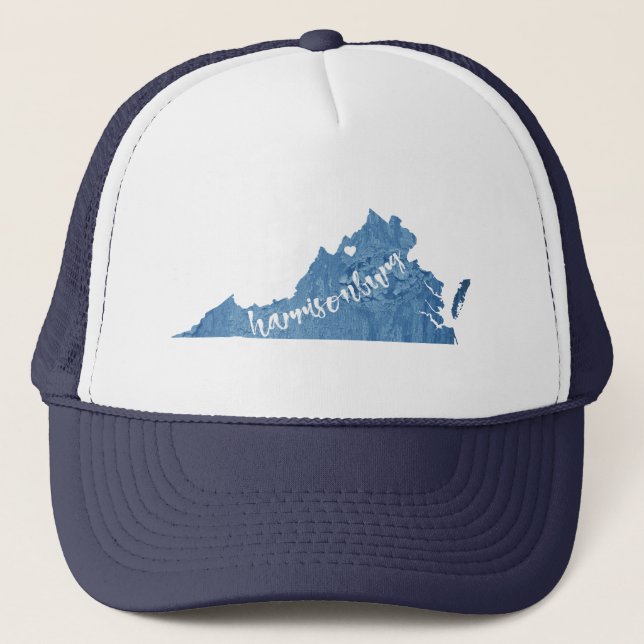 Gorra De Camionero Harrisonburg Virginia Wood Grain (Anverso)