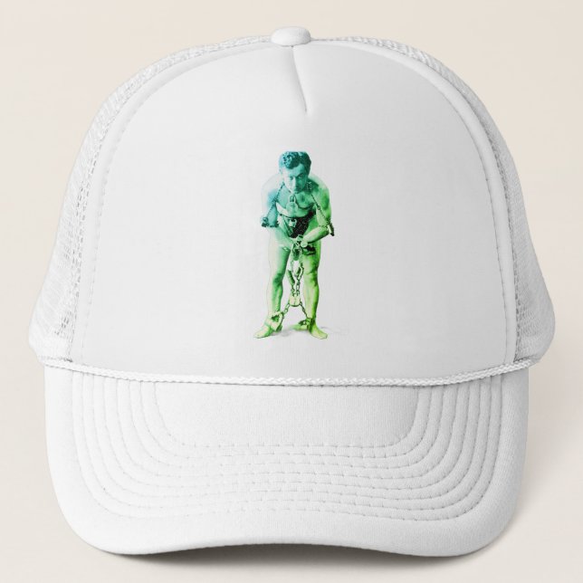 Gorra De Camionero Harry Houdini (c.1899) (Anverso)