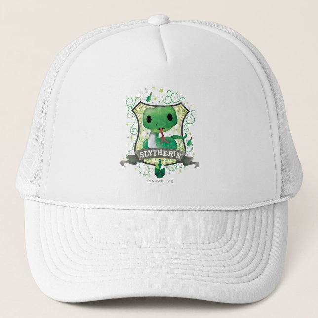 Gorra De Camionero Harry Potter | Encantador Escudo SLYTHERIN™ (Anverso)
