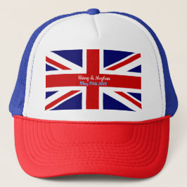 Gorra De Camionero Harry y Meghan, unión gato
