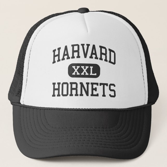 Gorra De Camionero Harvard - avispones - High School secundaria - (Anverso)