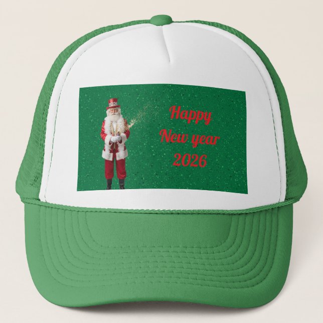 Gorra De Camionero Hat new year red (Anverso)