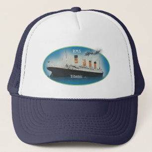 Gorra De Camionero Hat Titanic Blue Trucker