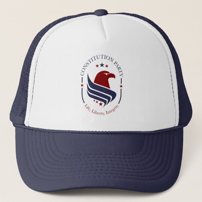 Gorra De Camionero Hat, trucker-style, Constitution Party  (Anverso)