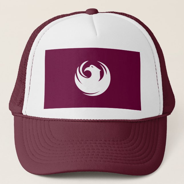 Gorra De Camionero Hat with Flag of Phoenix, Arizona (Anverso)