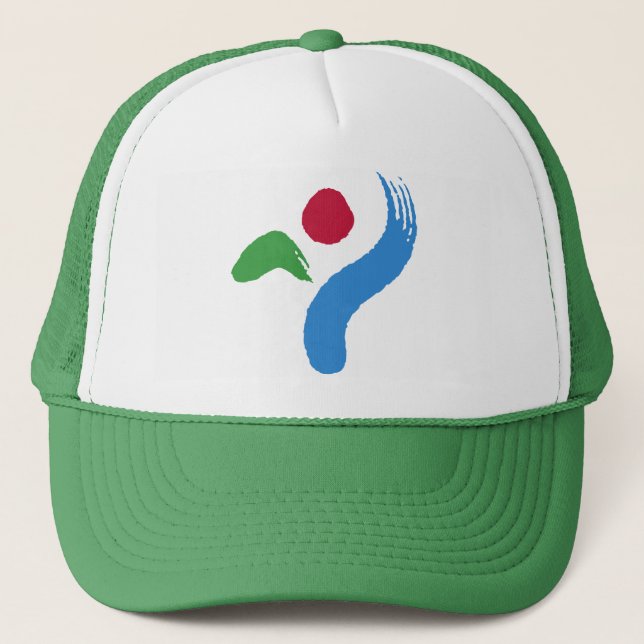 Gorra De Camionero Hat with Flag of Seoul, South Korea (Anverso)
